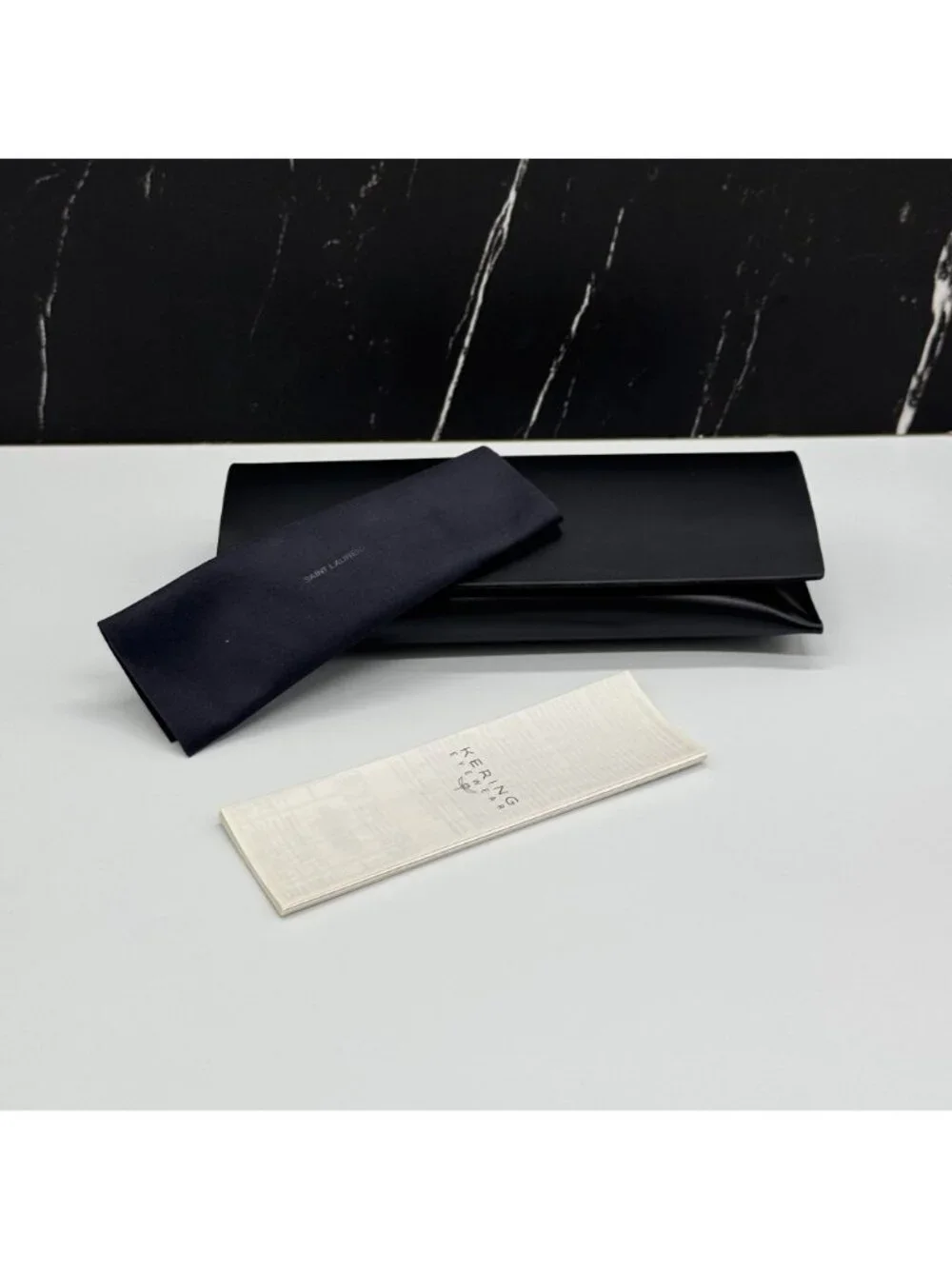 Saint Laurent SL662 001 Square Black Gray Sunglasses